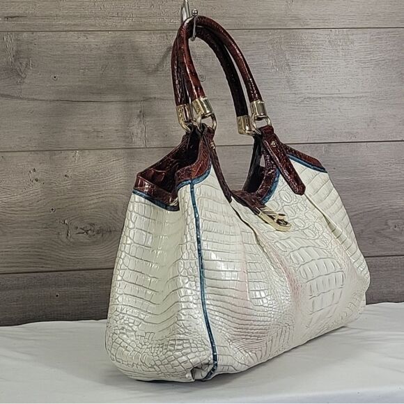 BRAHMIN ELISA PEARL HOBO SATCHEL - Picture 4 of 8